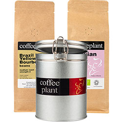 Air Tight Coffee Canister with 2 coffee Valve Packs
