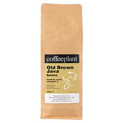 Old Brown Java Gourmet Coffee Beans in 250g Valve Pack